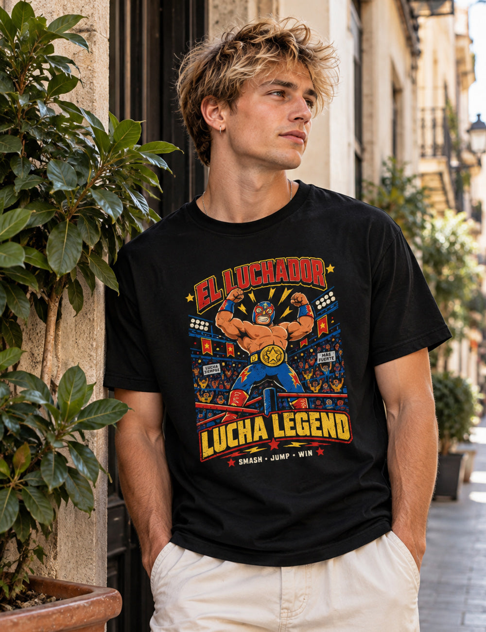 Camiseta El luchador