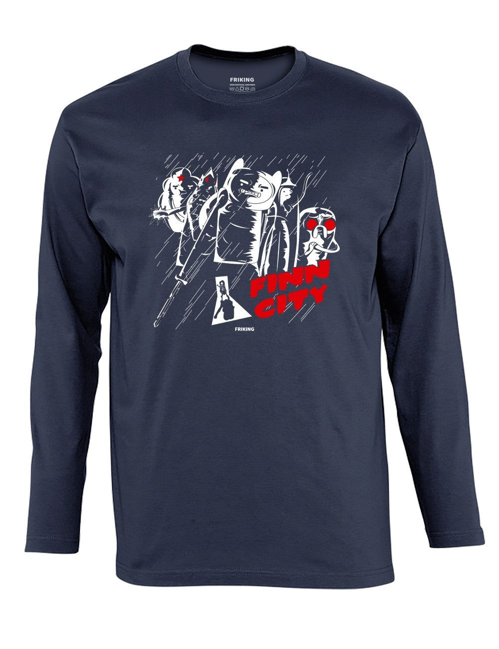 Camiseta hombre manga larga original Finn city