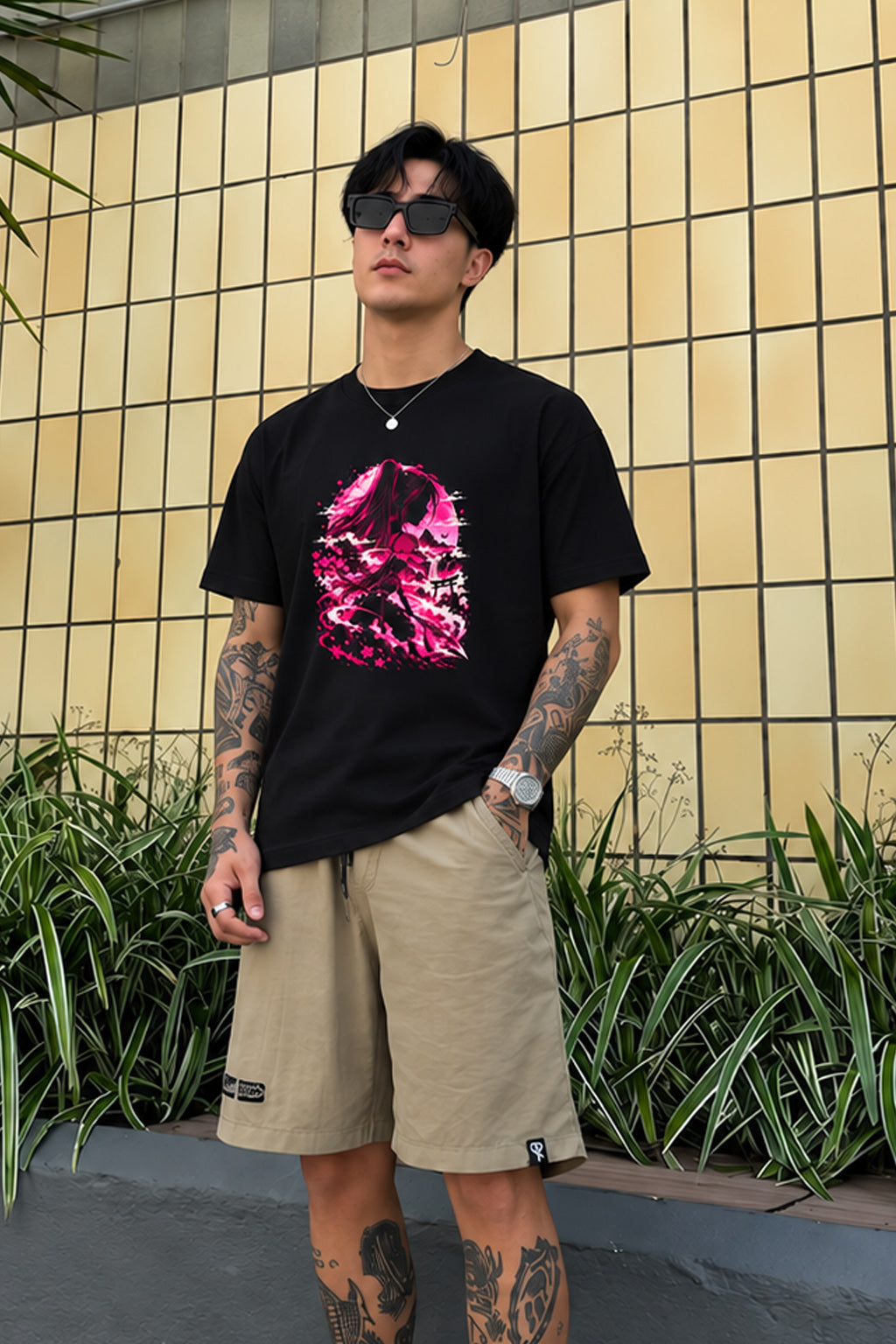 Camiseta Guerrera Fucsia