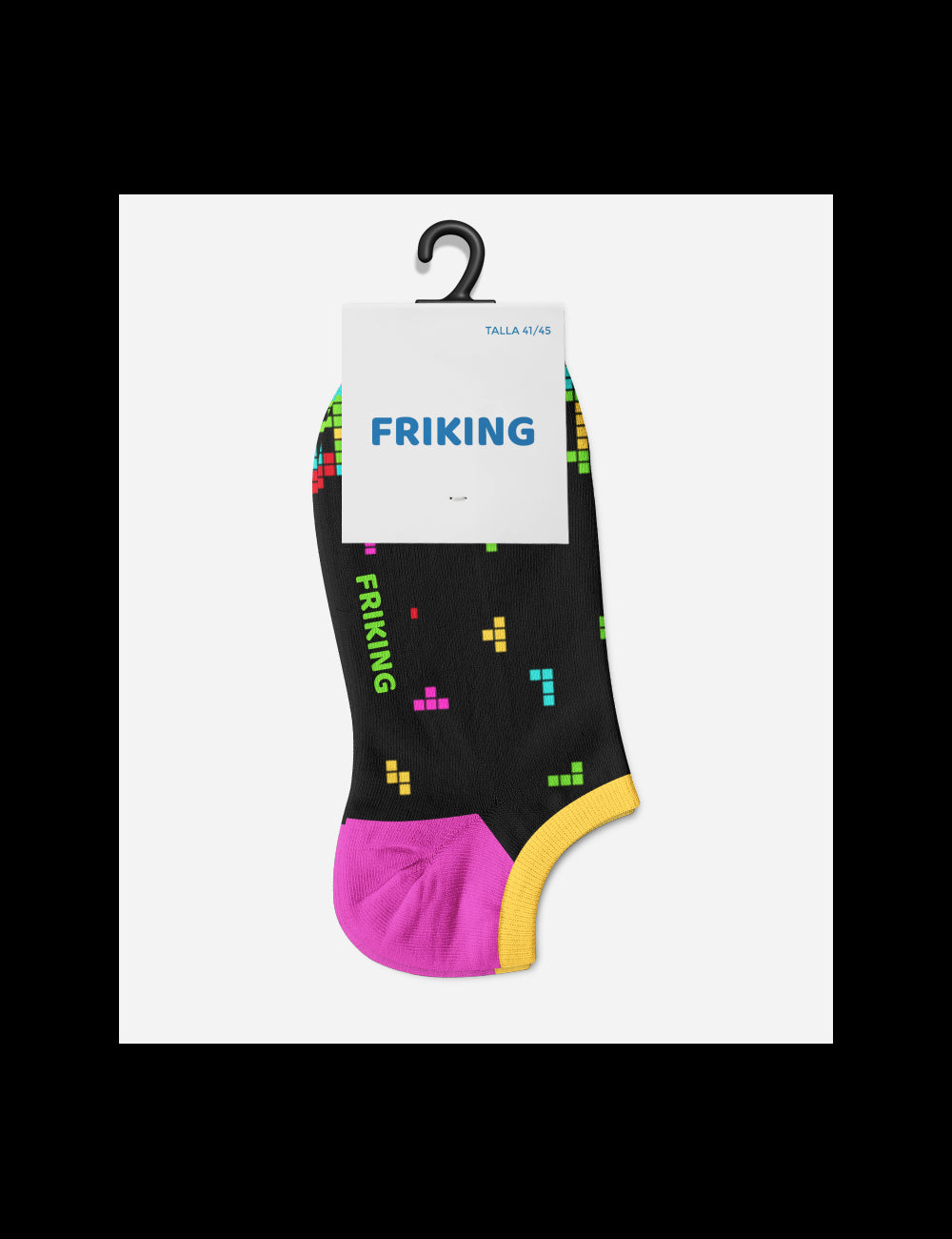 Calcetines Cortos Friking - Modelo Pixels 35-40