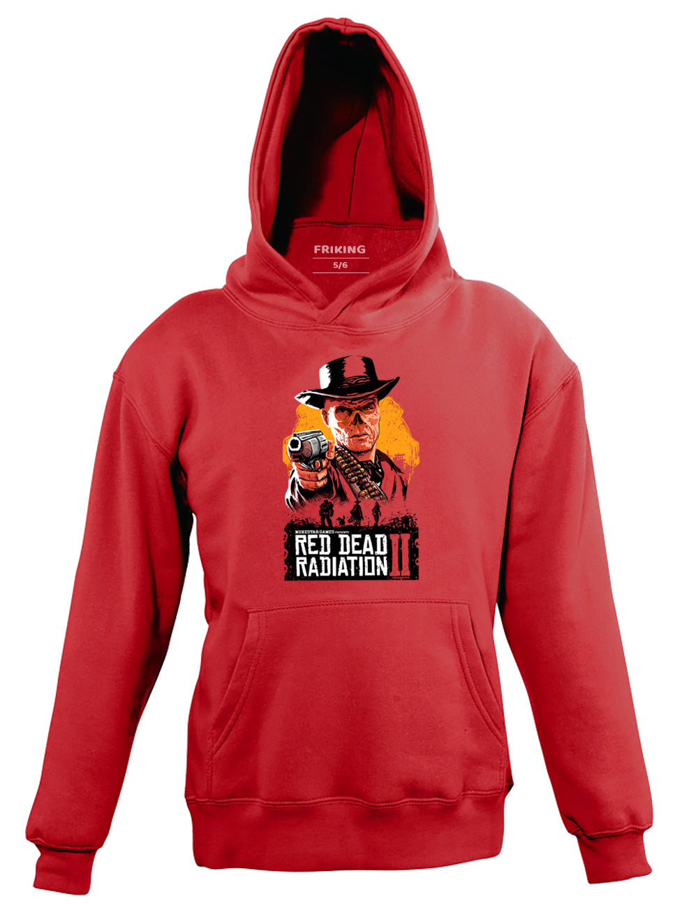 Funny hoodie for children Red Dead Radiation – - Main Image