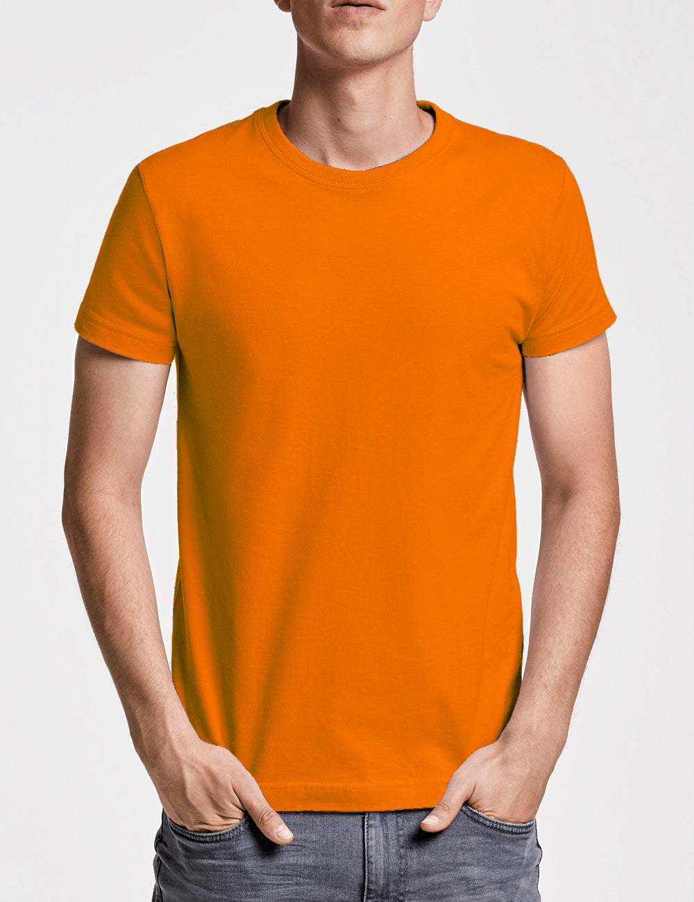 Camisetas Personalizadas para Hombre (Naranja) Crea tu Diseño