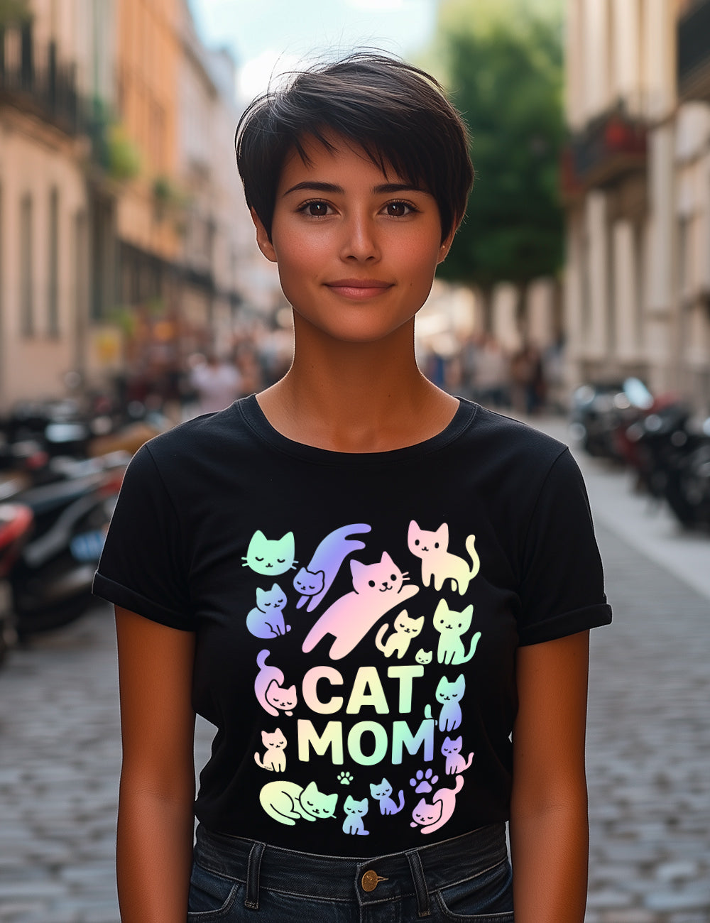 Cat mom
