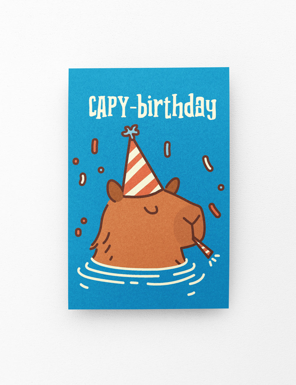 Capy Birthday - Tarjeta