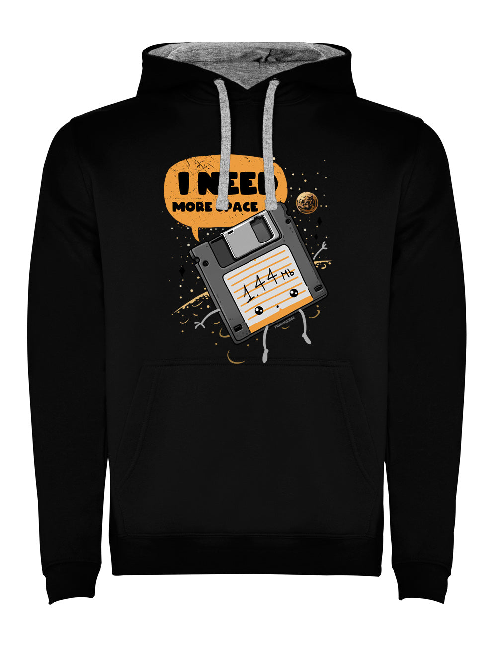 Sudadera con capucha divertida I need more space Friking.es