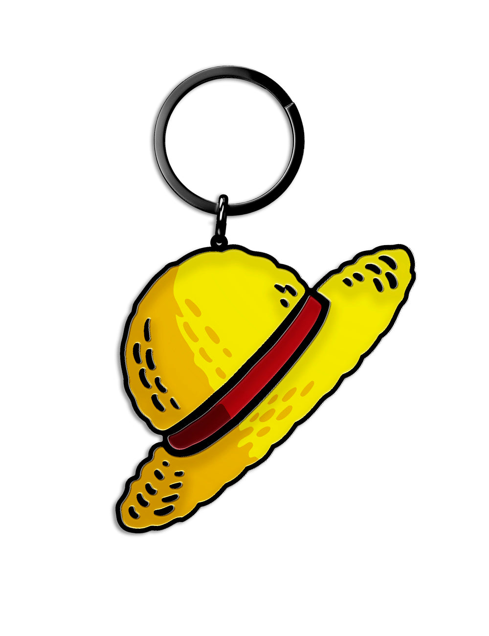 LLavero metálico Straw Hat