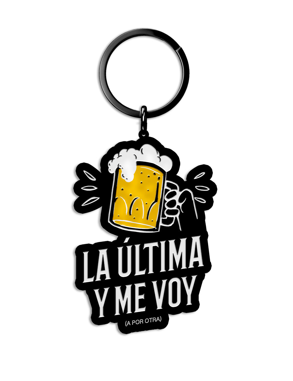 LLavero metálico La última