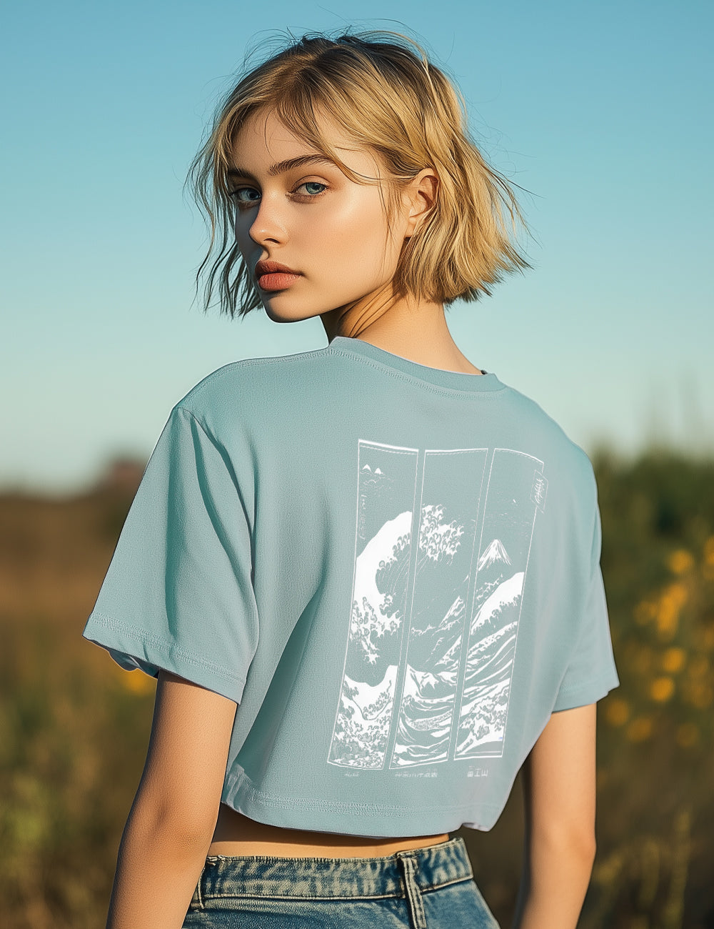 Kanagawa Wave Tryptich CROP