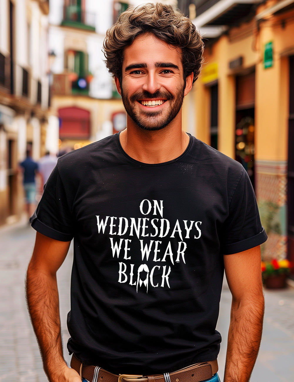 We wear black