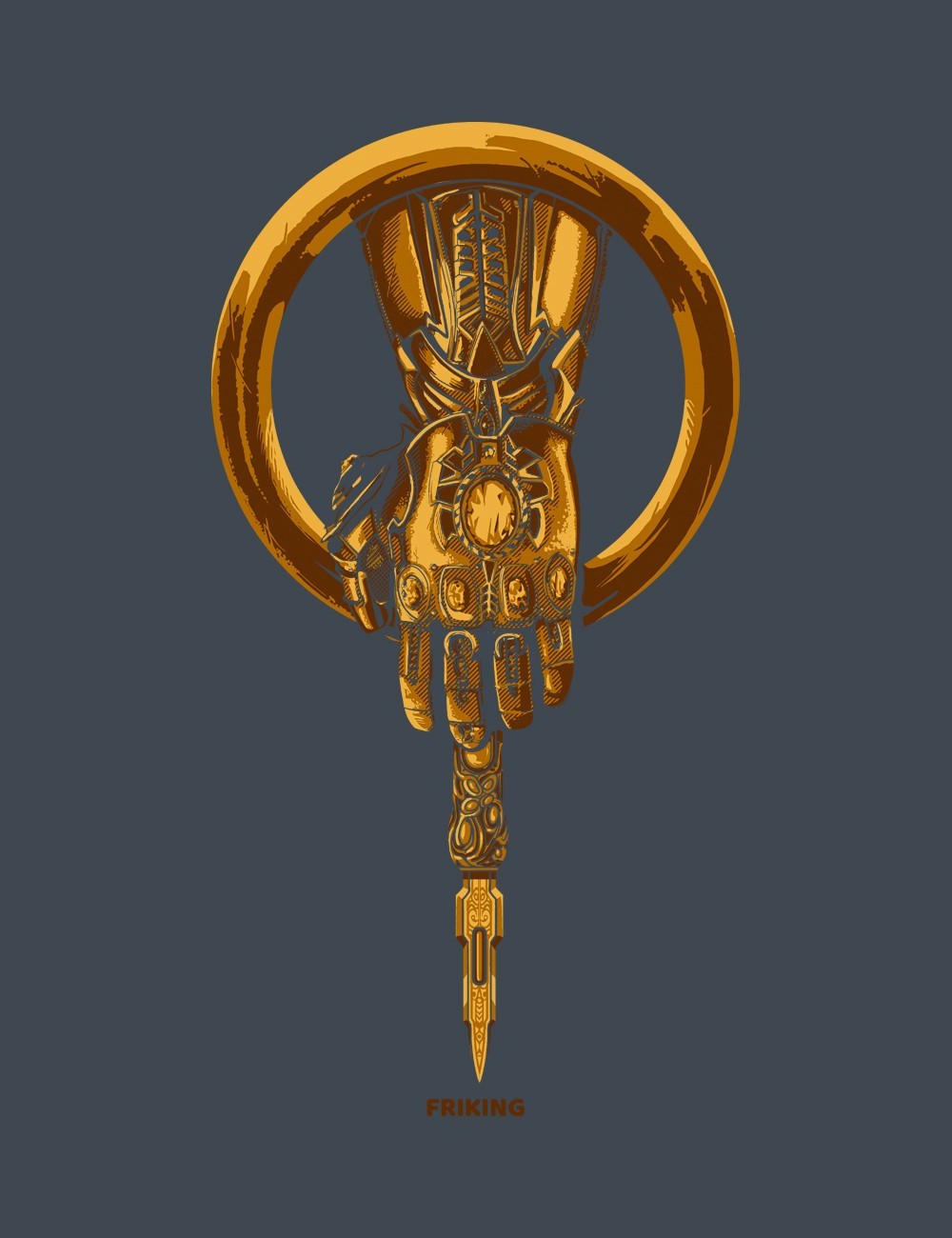 The hand of the titan