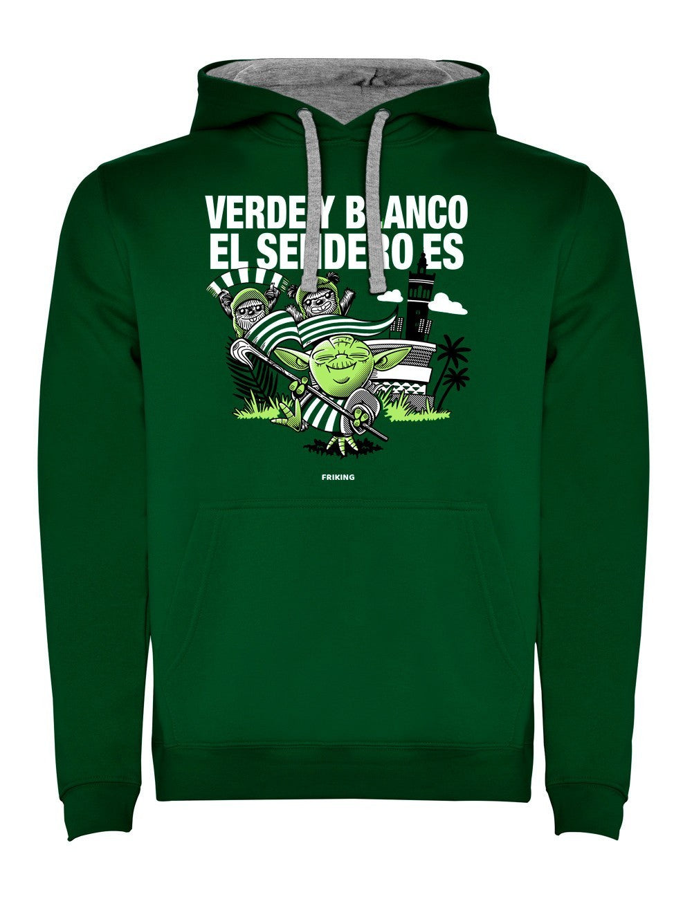 Verde y blanco el sendero es