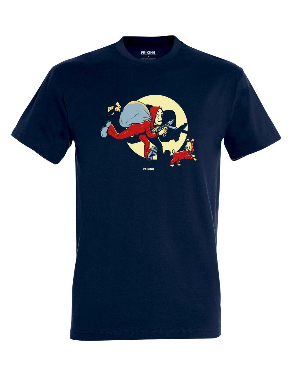 Camiseta hombre classic divertida Comic thief 