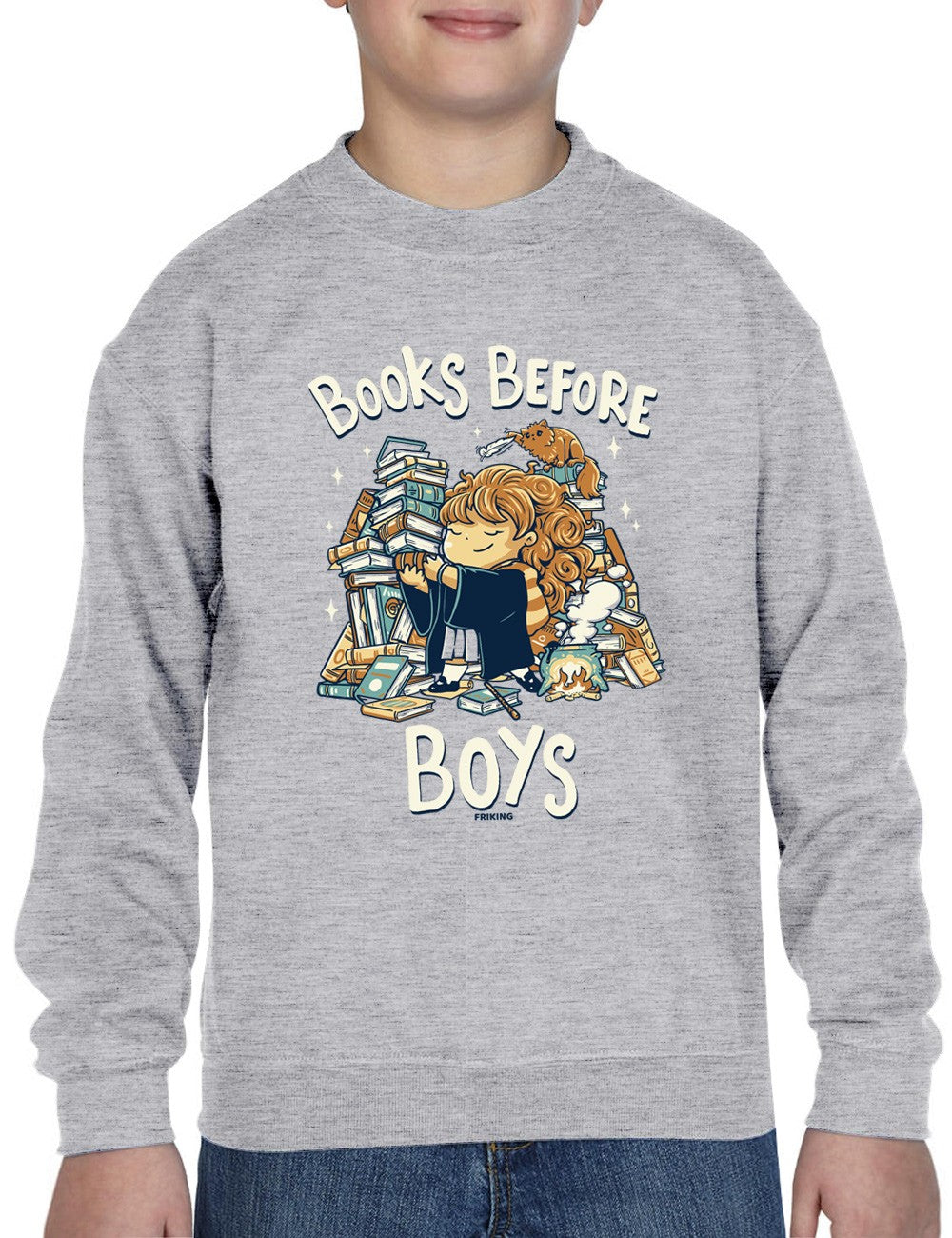 Books before boys