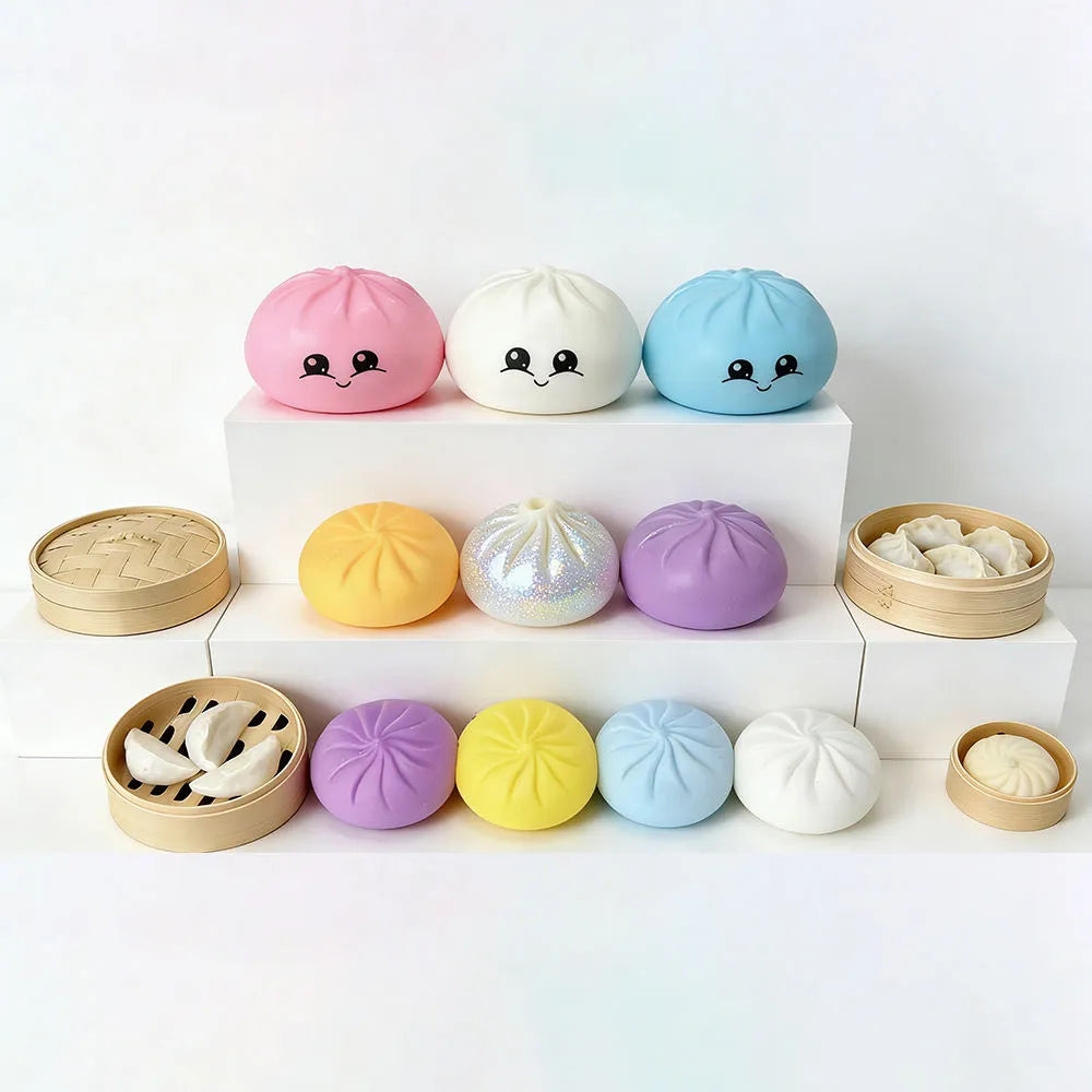 Dumpling Sorpresa Squishy – Muñeco Antiestrés Sorpresa (1 Ud.)