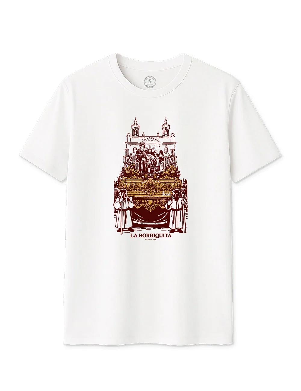 Camiseta La Borriquita minimalista SS. 2026. L1409