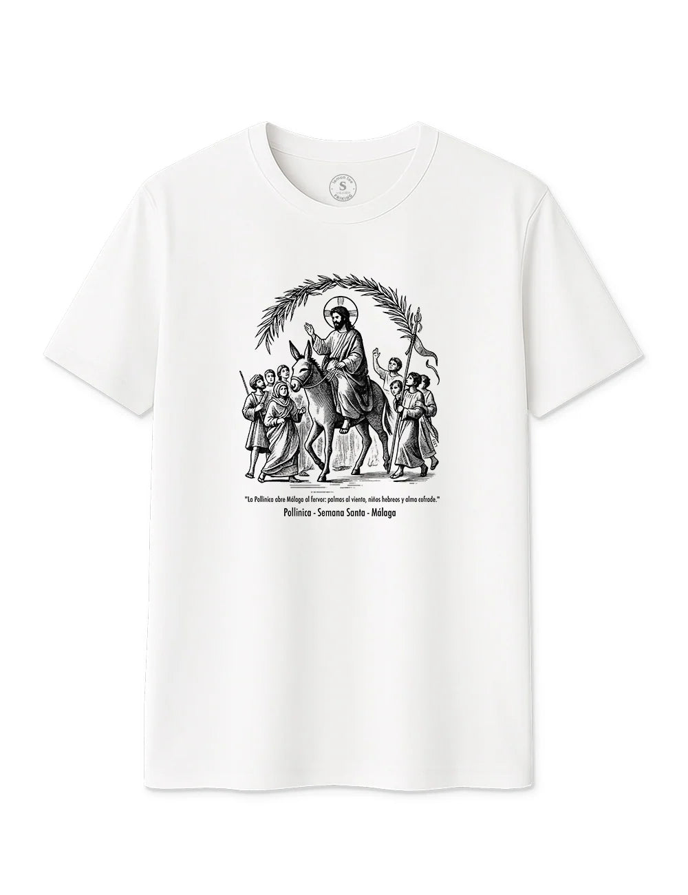 Camiseta Pollinica. Málaga. L353