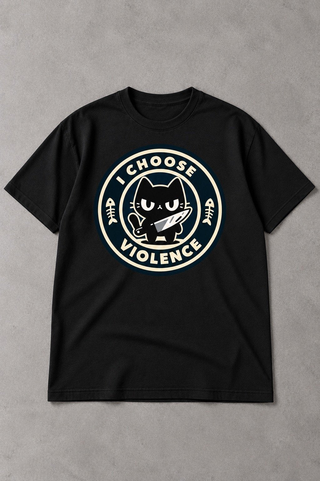 Camiseta de Gato I Choose Violence