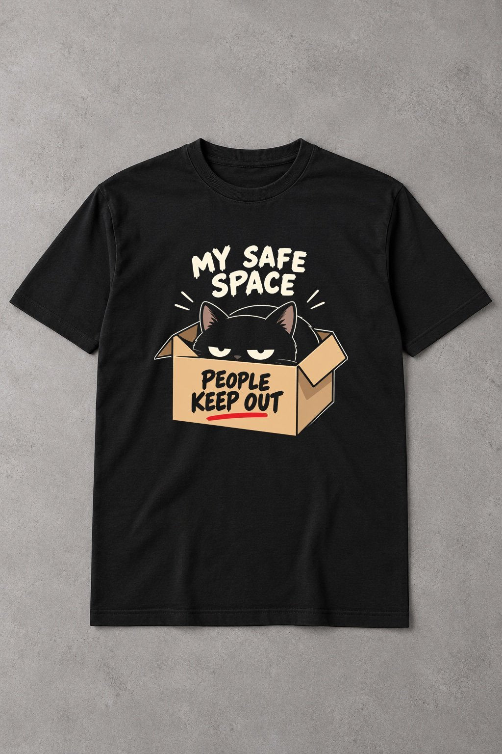 Camiseta My Safe Space – People Keep Out