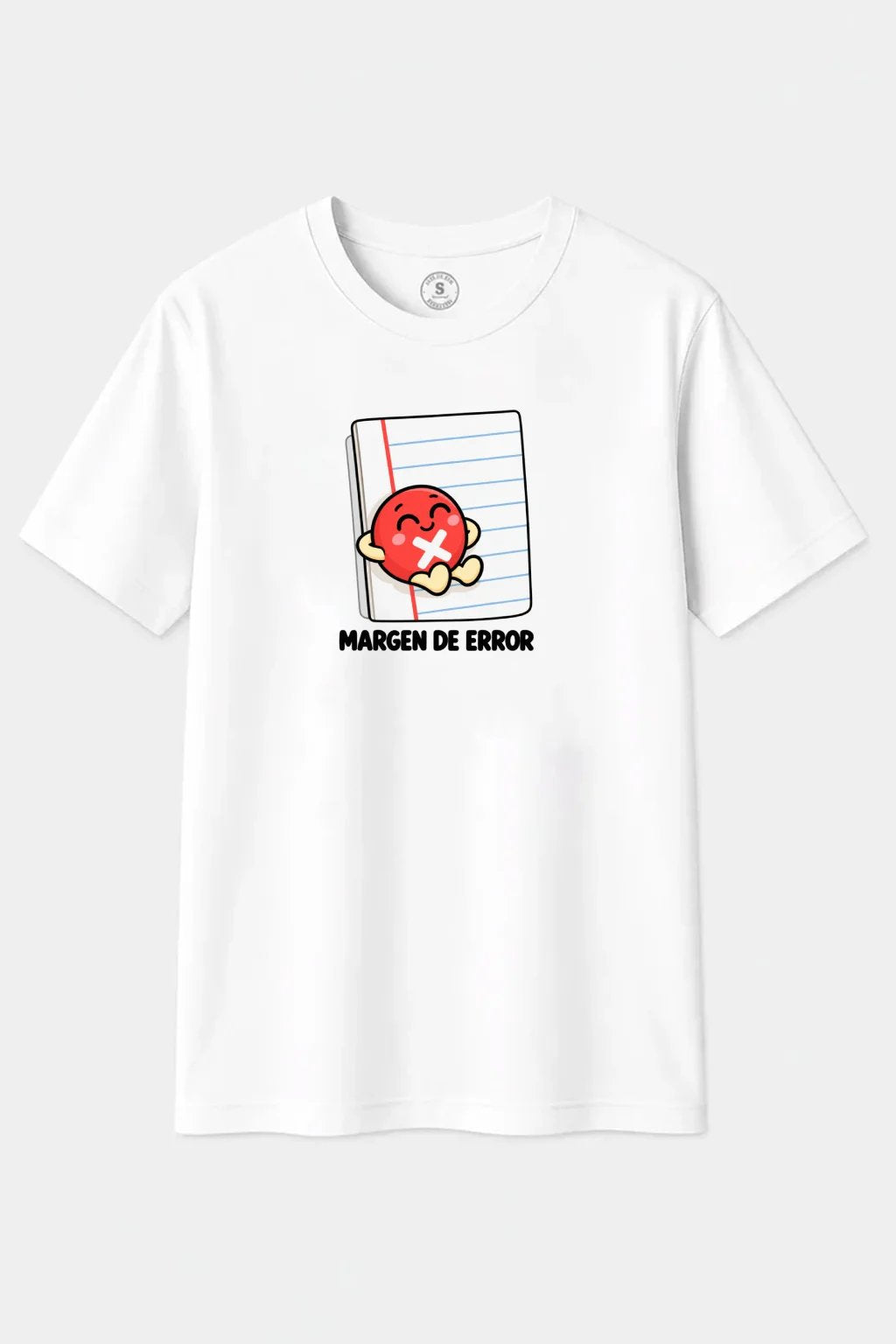 Camiseta Margen de Error – Humor Friki y Juego de Palabras