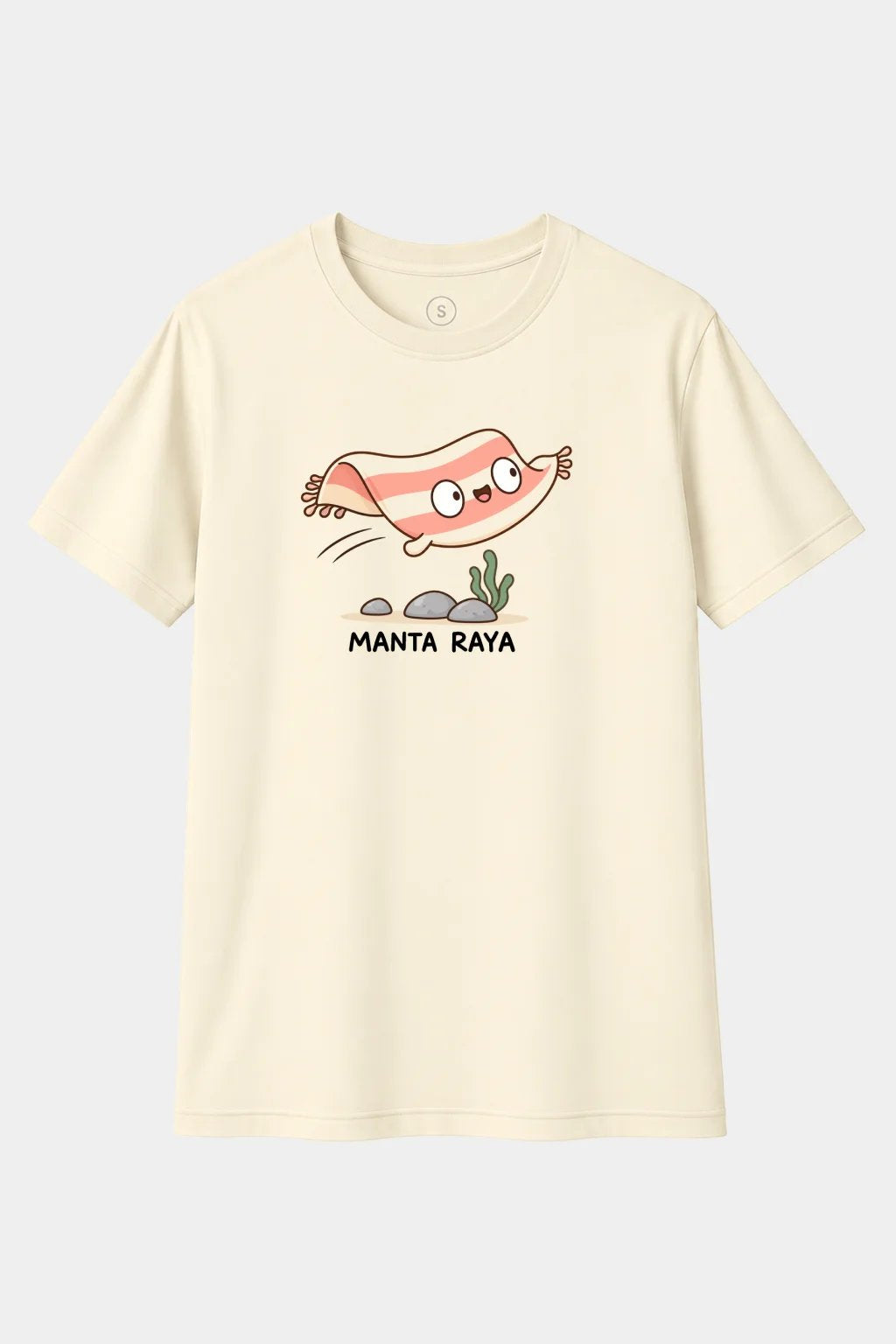 Camiseta Manta Raya – Humor de Animales y Juego de Palabras