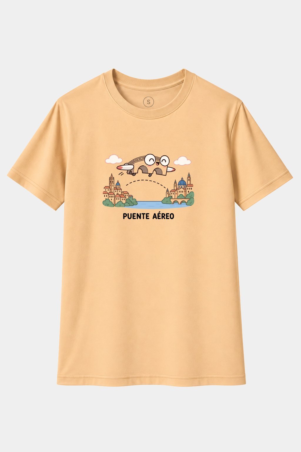 Camiseta Puente Aéreo – Humor de Viajes