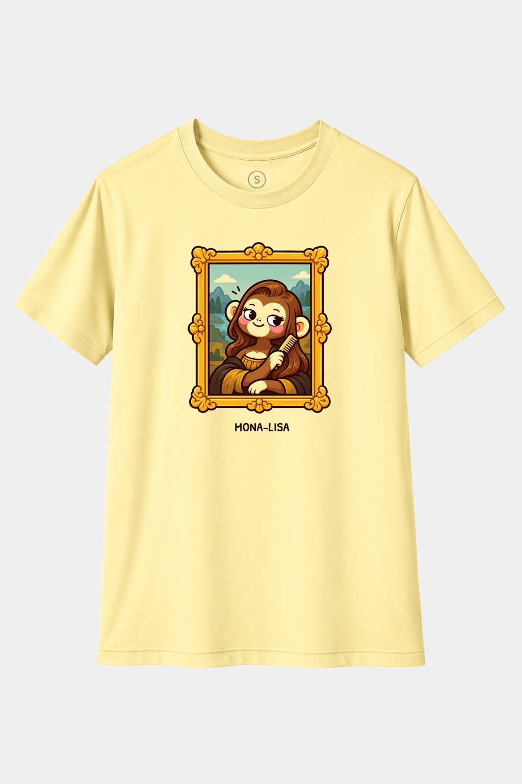 Camiseta Mona-Lisa – Mona Lisa con Mono