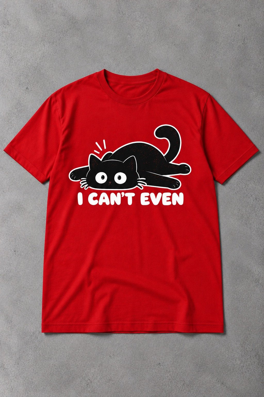 Camiseta de Gato I Can’t Even – Hoy No Puedo con la Vida