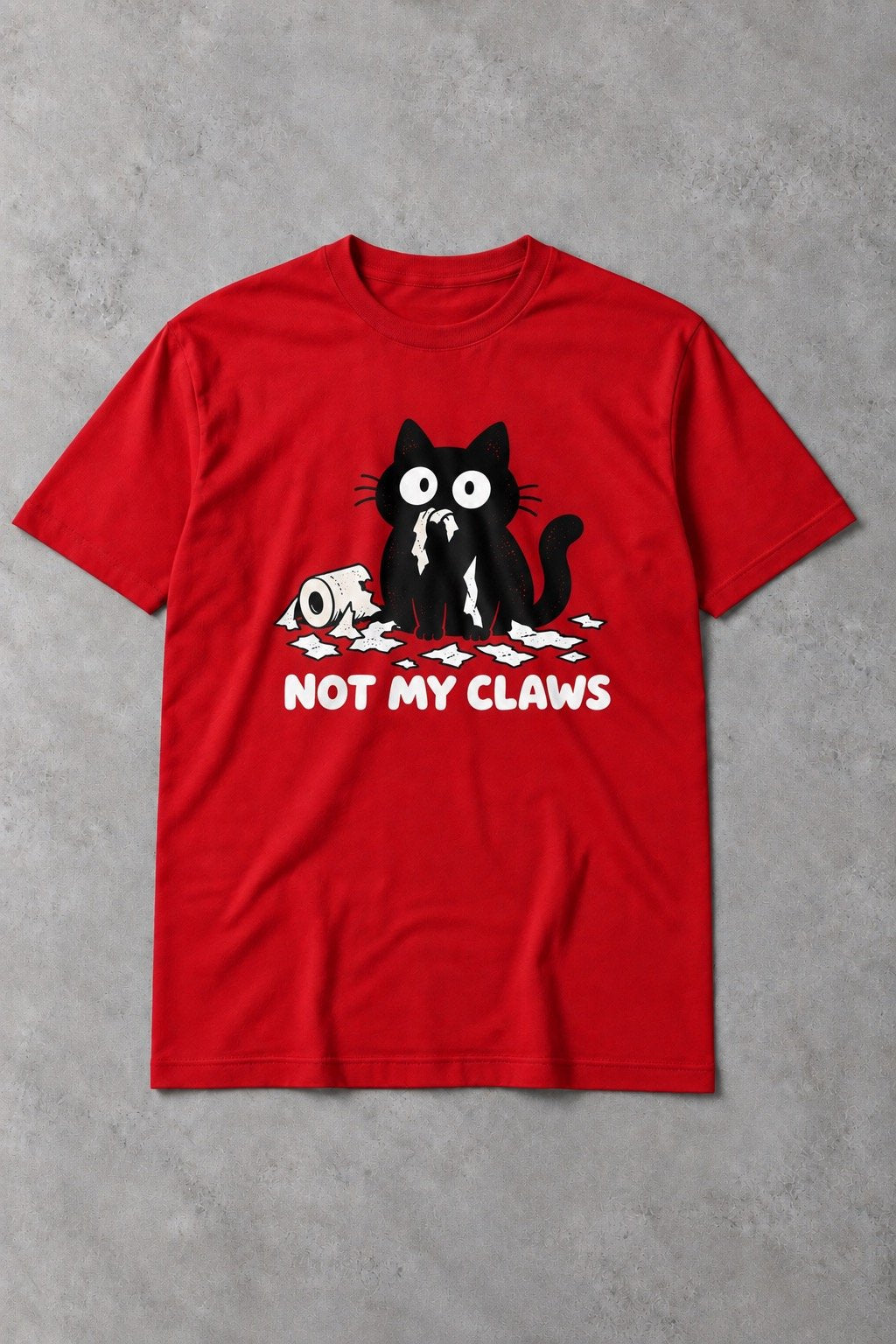 Camiseta de Gato Not My Claws – Humor Felino
