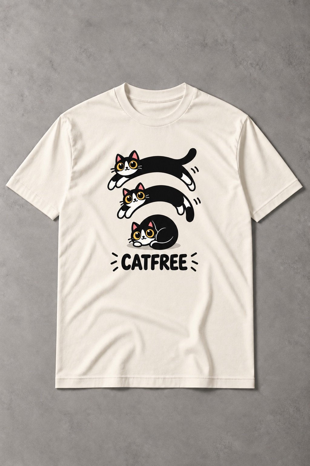 Camiseta de Gatos Catfree – Miau Social Club