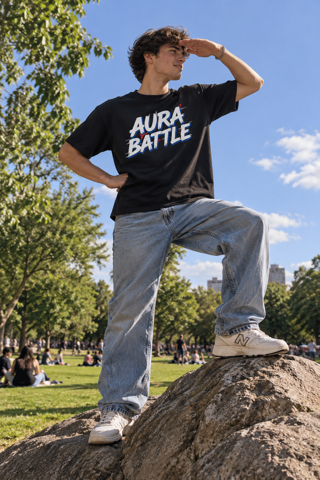 Camiseta Aura Battle – Aumenta el Aura. - - - -