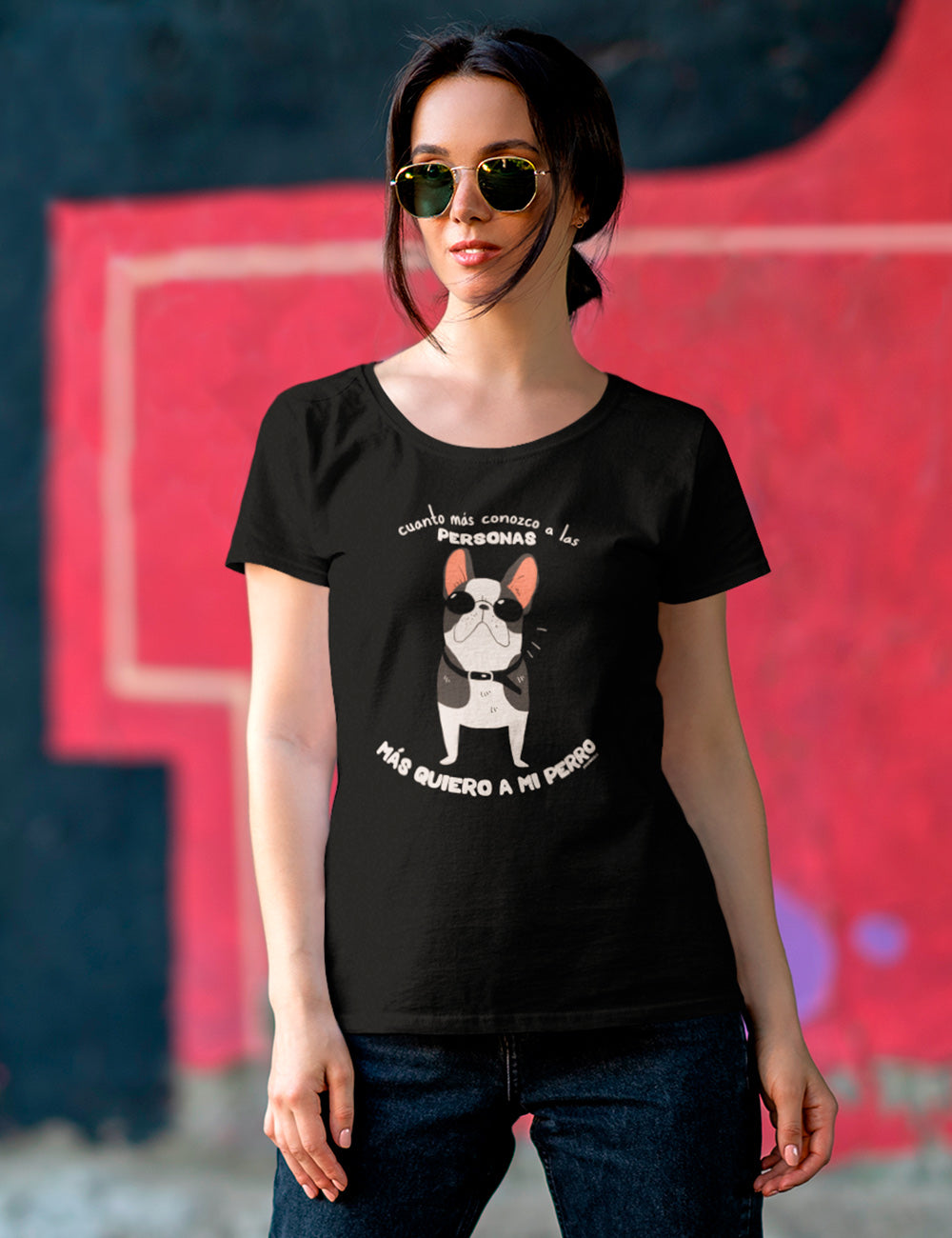 Camiseta Original Mujer M s Quiero A Mi Perro Friking es camiseta-original-mujer-m-s-quiero-a-mi-perro-friking-es