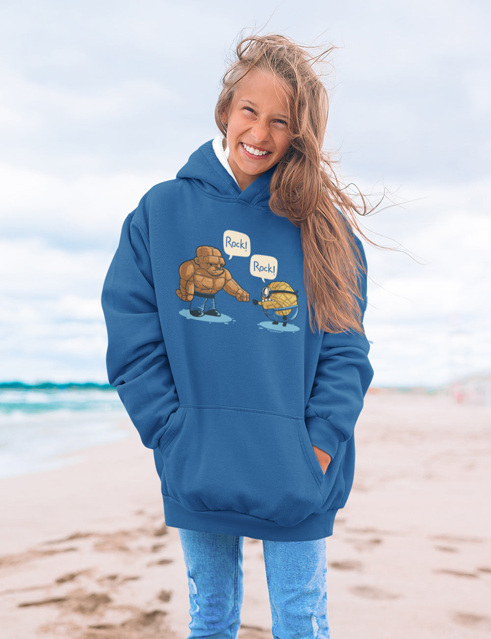 Sudadera con capucha divertida Rock - Main Image