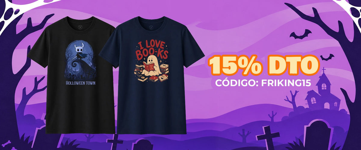 Colección del mes Halloween. 15% extra de descuento con el código FRIKING15