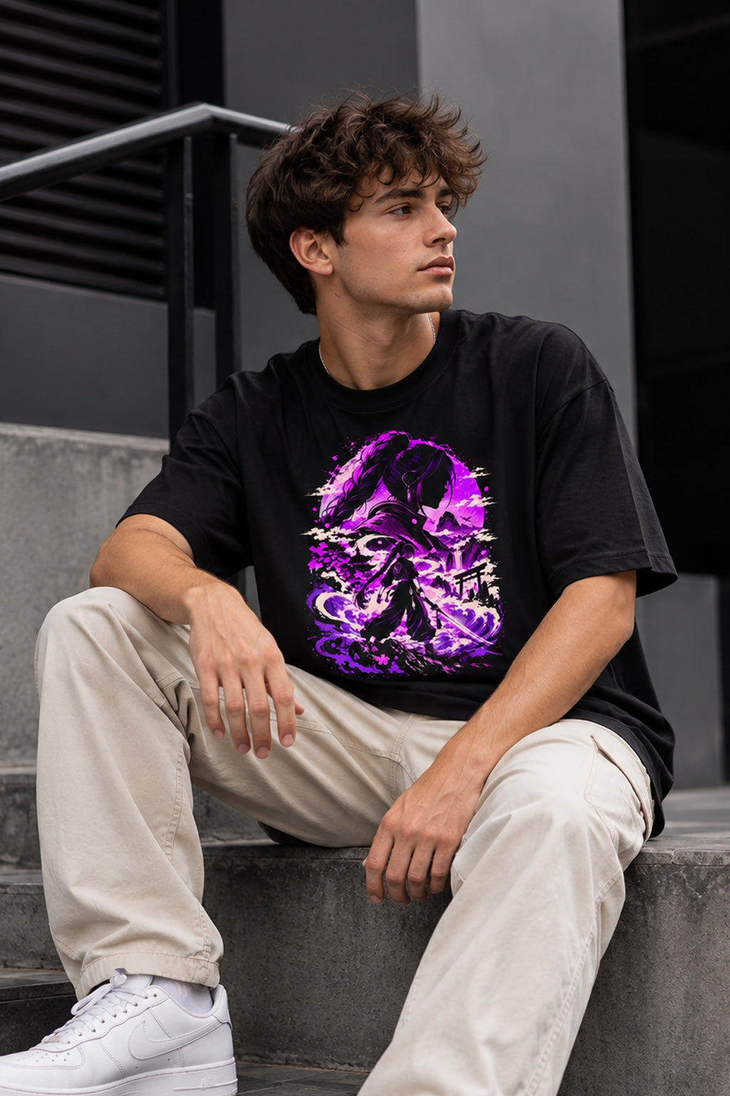 Camiseta Guerrera Morada