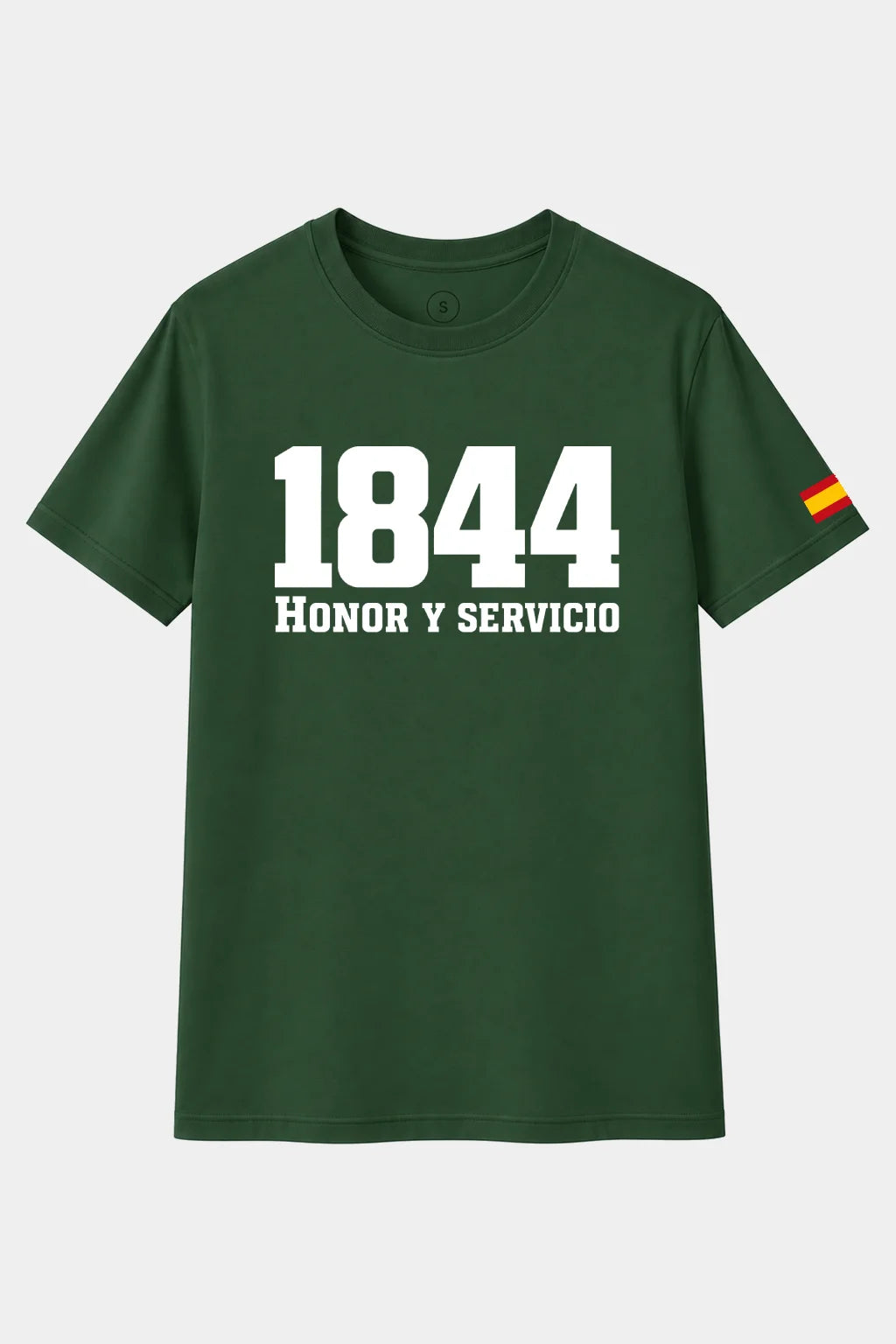 Camiseta Guardia Civil 1844 Honor y Servicio – Verde botella