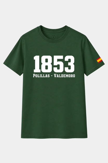 Camiseta Guardia Civil Polillas 1853 Valdemoro – Verde botella