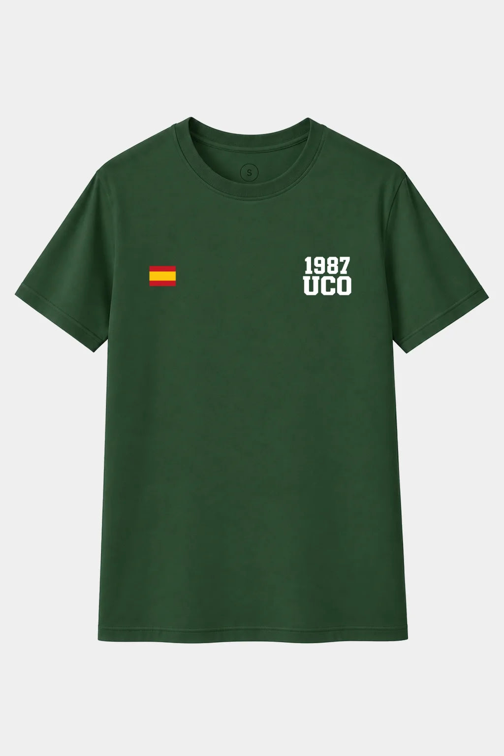 Camiseta UCO Guardia Civil 1987 Minimal– Verde botella