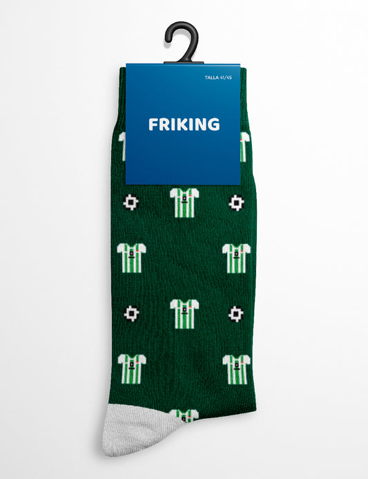 Calcetines Friking - Equipo Blanco y Verde 35-40
