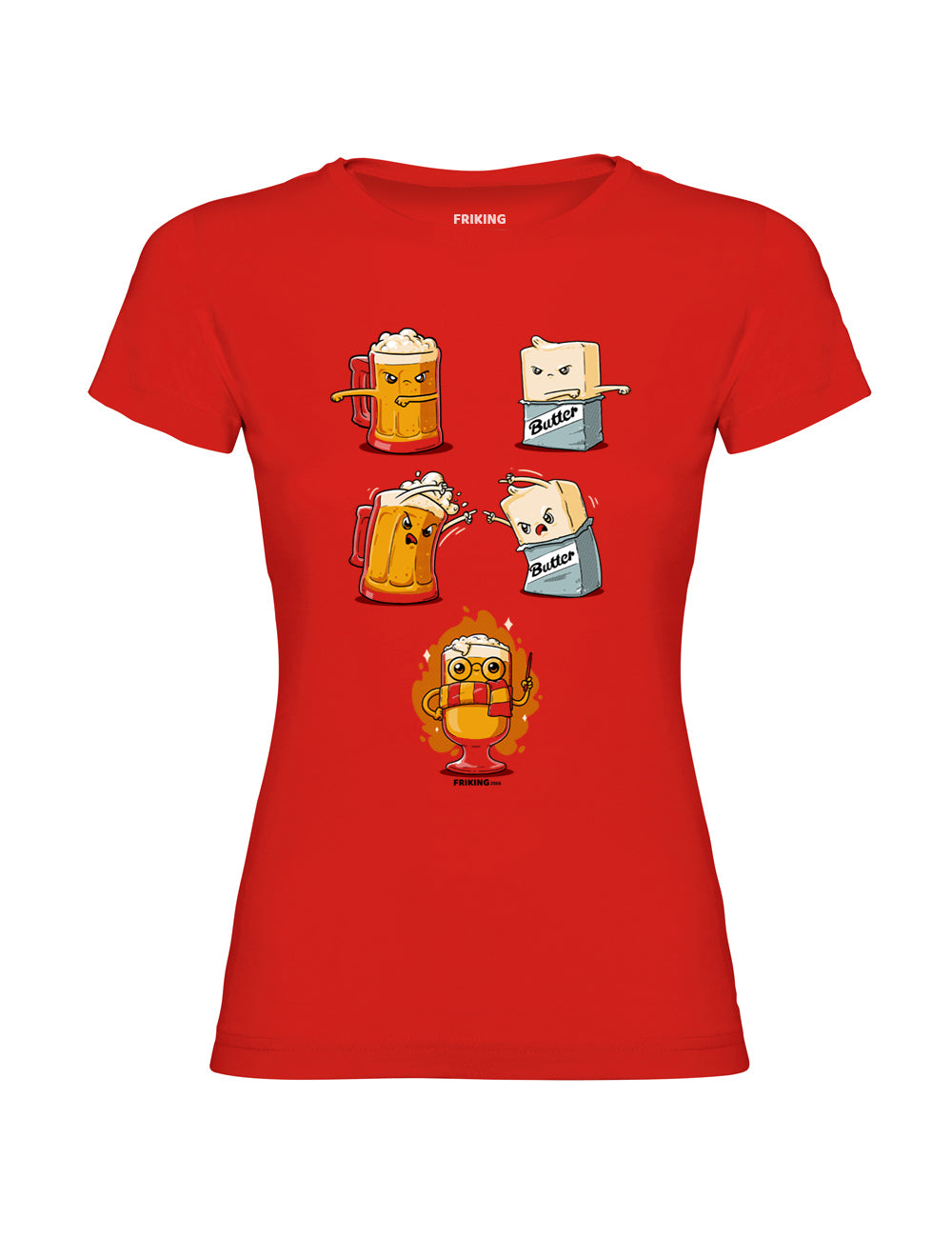 Camiseta original mujer Butter and Beer Fusion