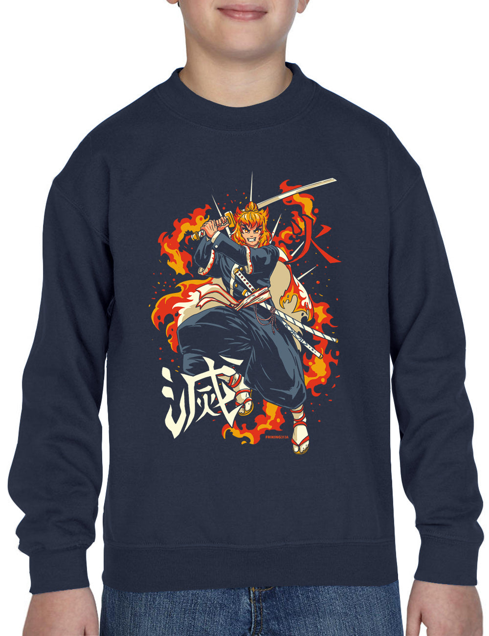 Flames samurai