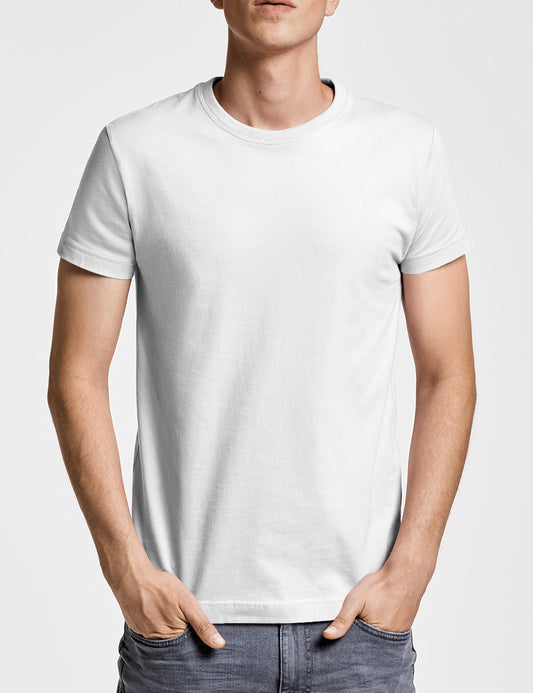 Camiseta manga corta Hombre (Blanco)