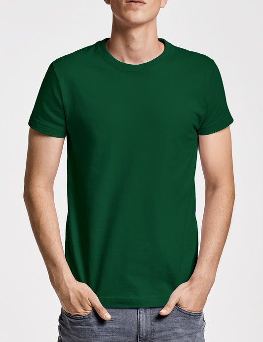 Camiseta manga corta Hombre (Verde Botella)