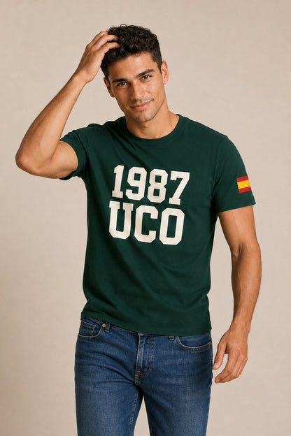 Camiseta Guardia Civil UCO 1987 – Verde botella