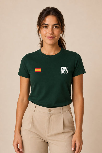 Camiseta UCO Guardia Civil 1987 Minimal– Verde botella