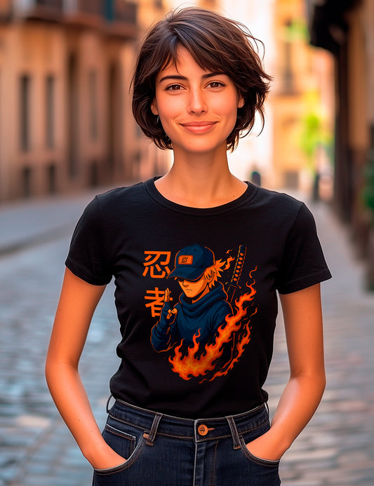 Ninja en llamas