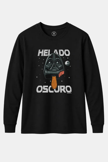 Camiseta manga larga Helado Oscuro