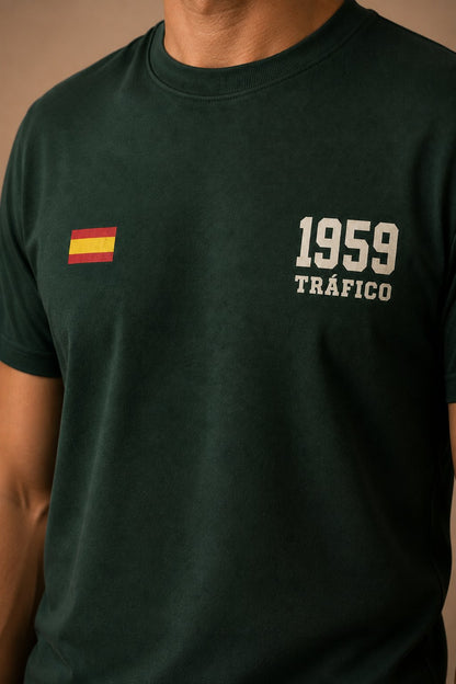Camiseta Guardia Civil Tráfico 1959 – Verde Botella