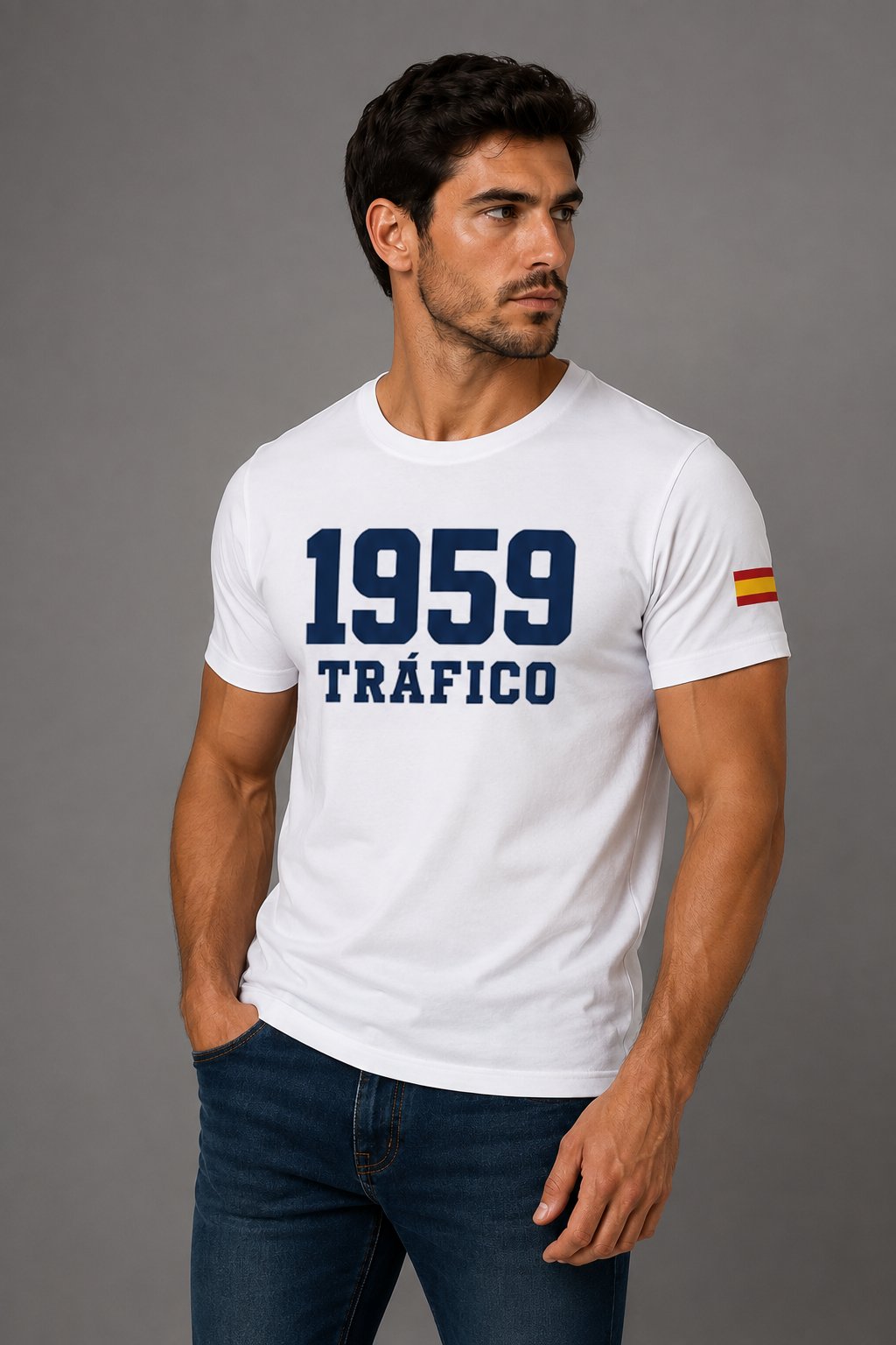 Camiseta Guardia Civil Tráfico 1959 – Blanca