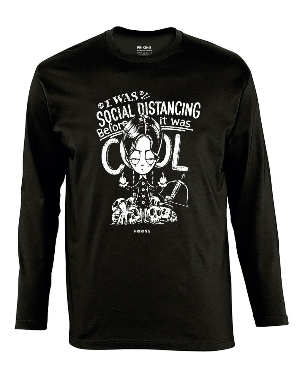 I was social distancing