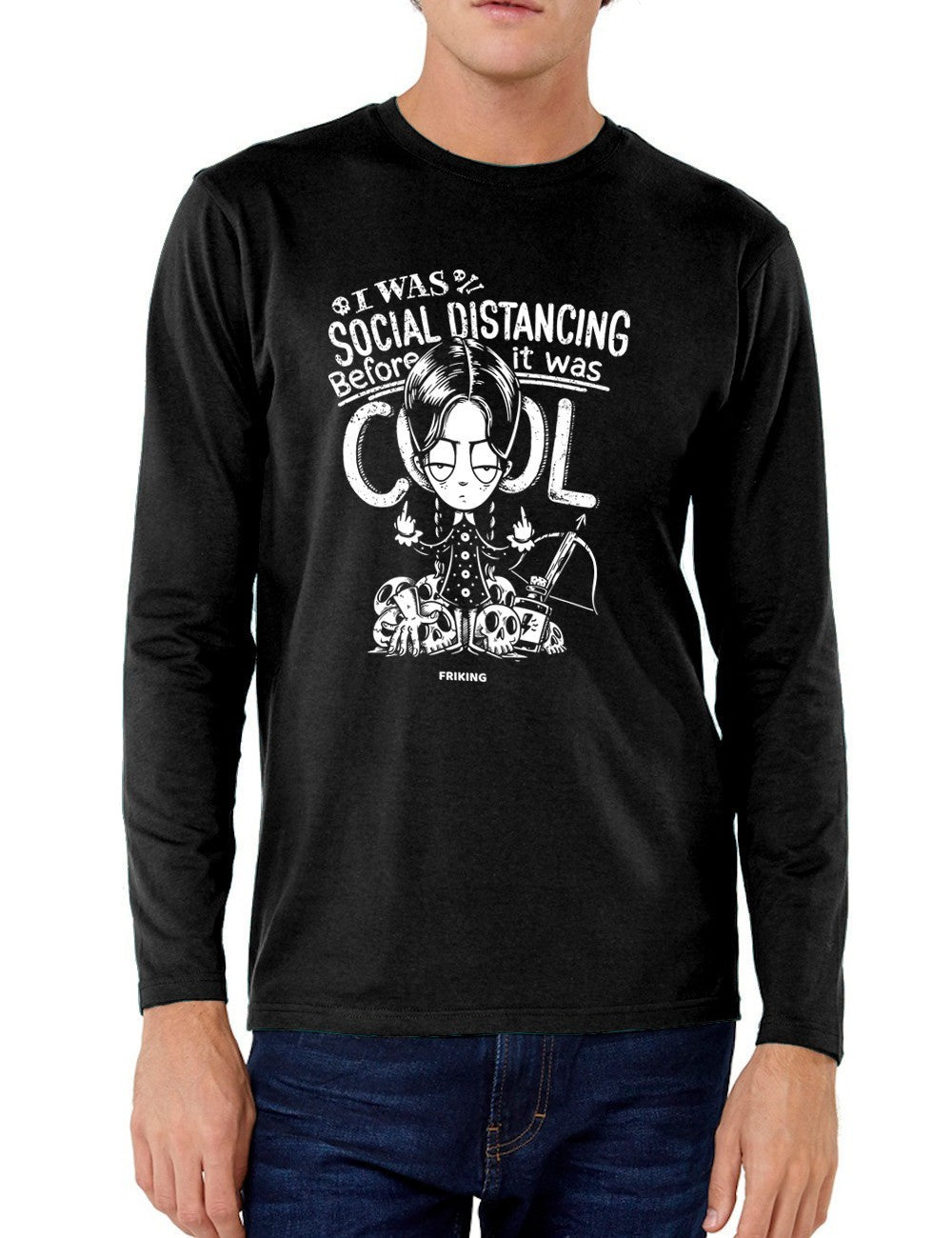 I was social distancing